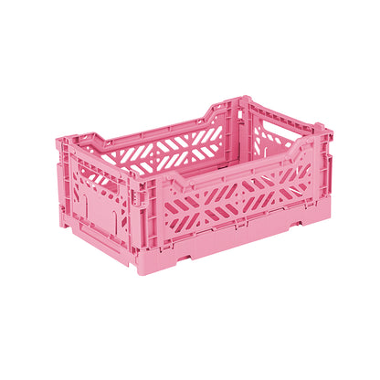Aykasa Mini Folding Crate, Baby Pink