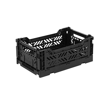 Aykasa Mini Folding Crate, Black