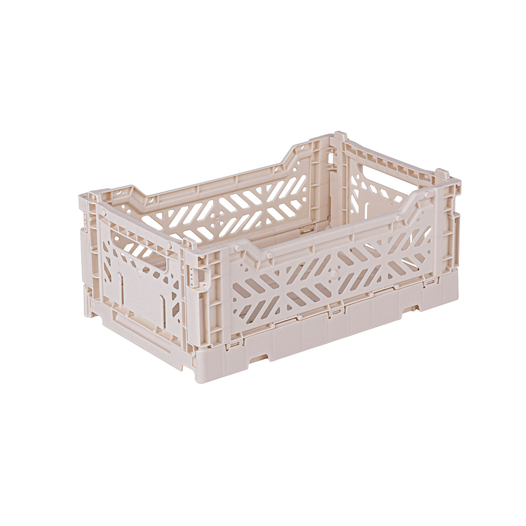 Aykasa Mini Folding Crate, Coconut Milk