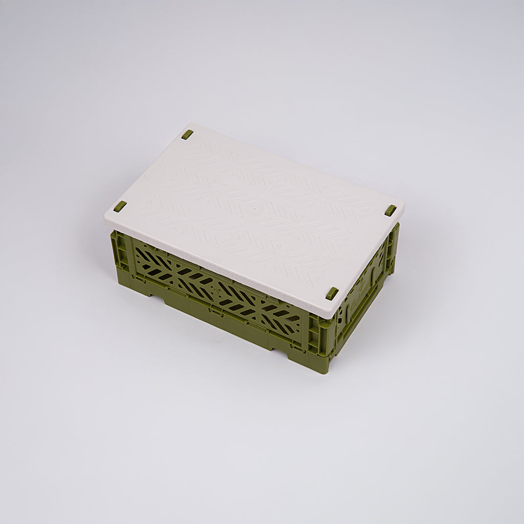Aykasa Lid for Mini Folding Crate, Coconut Milk