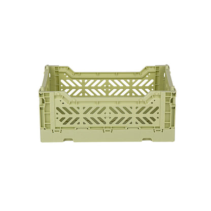 Aykasa Mini Folding Crate, Lime Cream