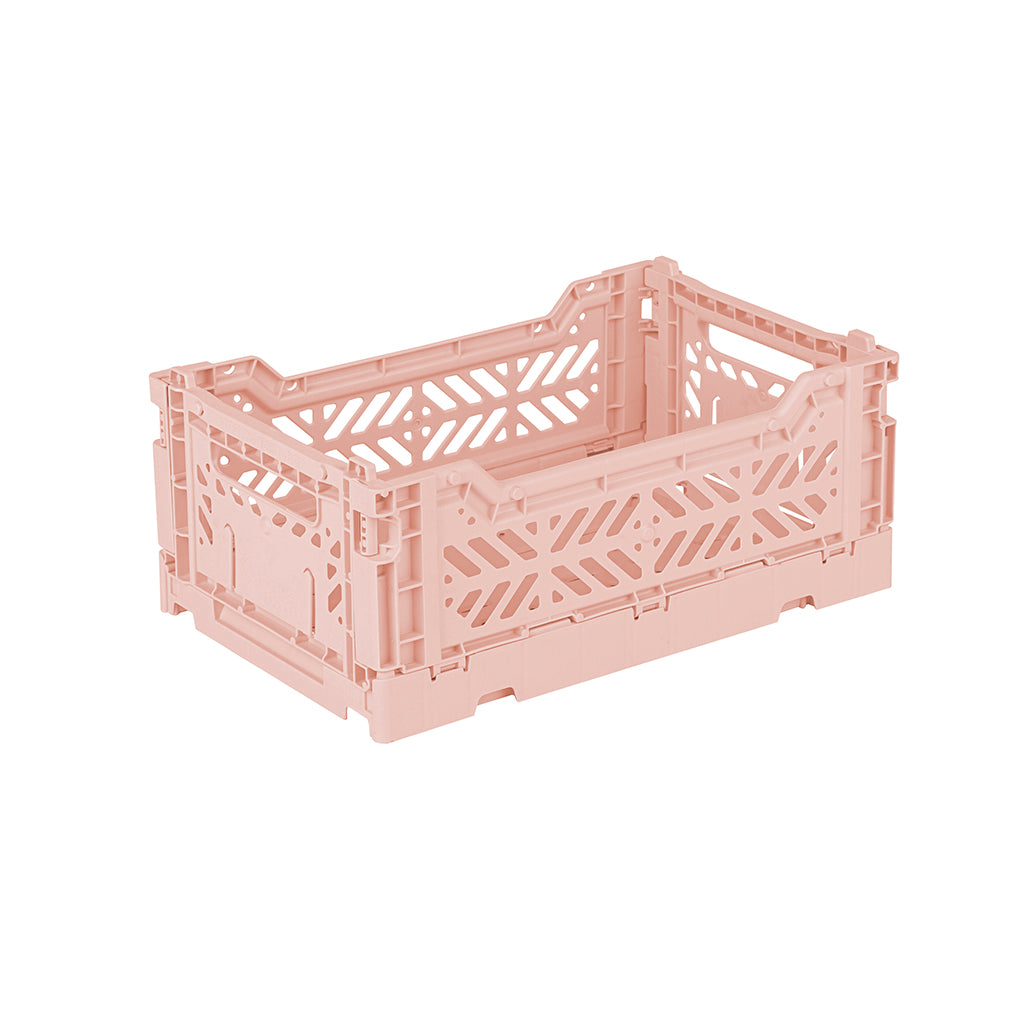 Aykasa Mini Folding Crate, Milk Tea