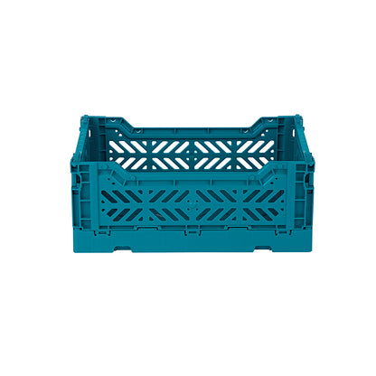 Aykasa Mini Folding Crate, Peacock Green