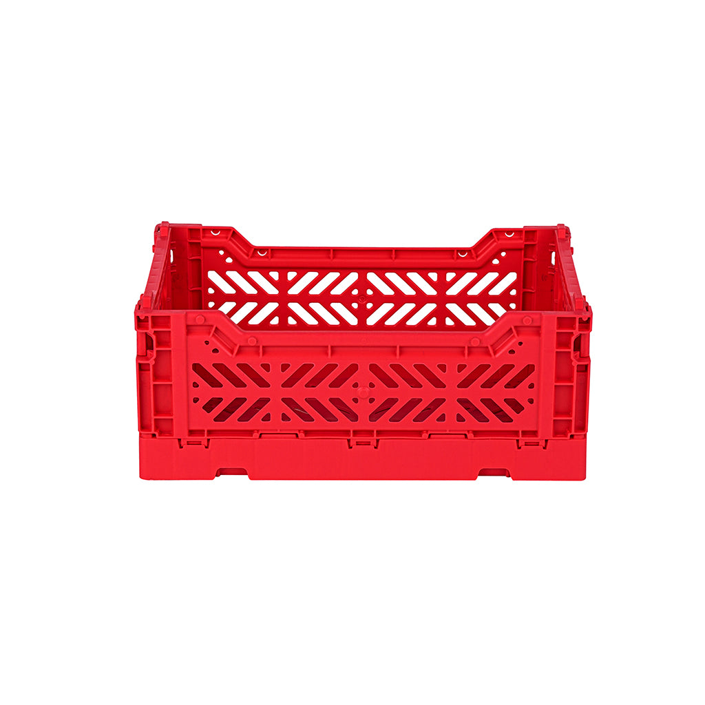 Aykasa Mini Foldable Crate, Red