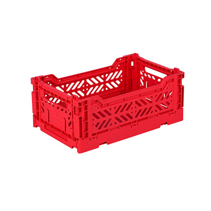 Aykasa Mini Foldable Crate, Red