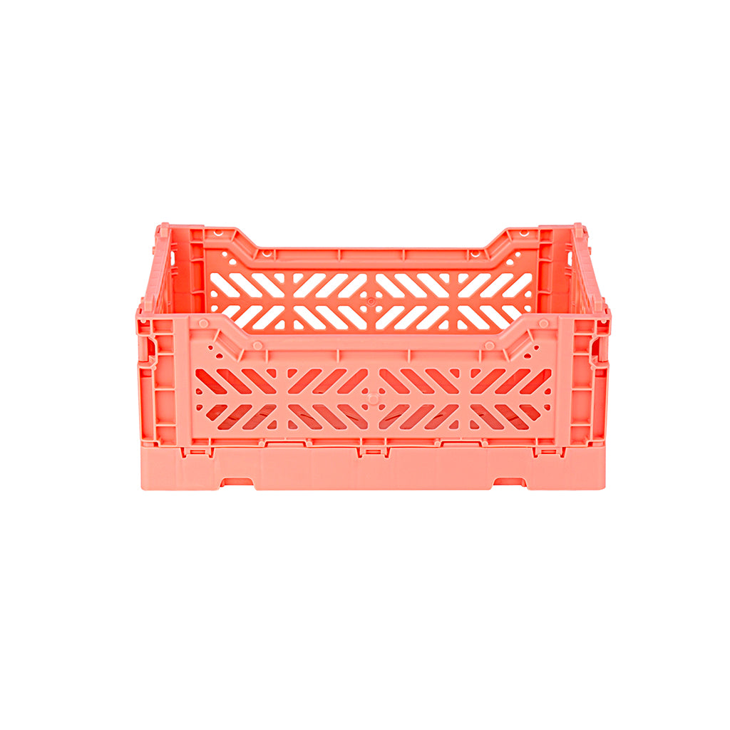 Aykasa Mini Foldable Crate, Salmon Pink