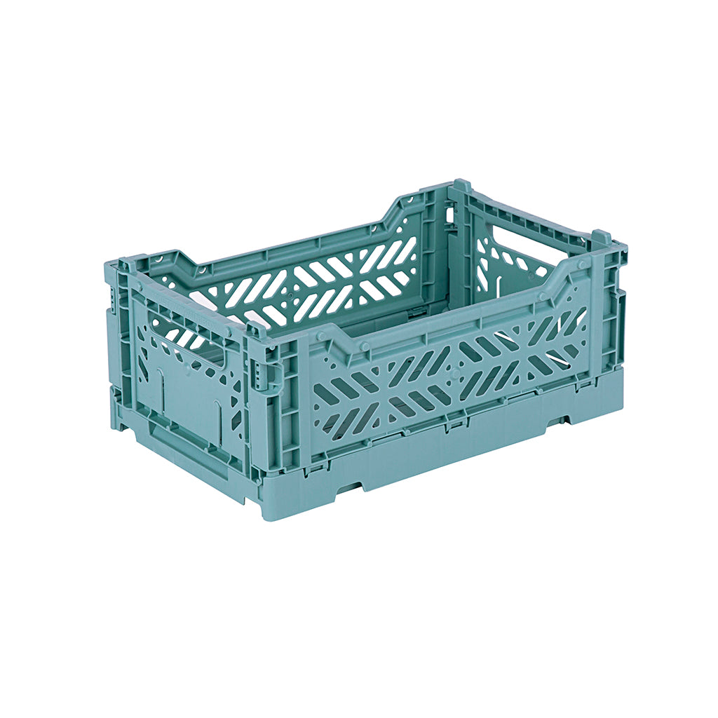 Aykasa Mini Folding Crate, Teal