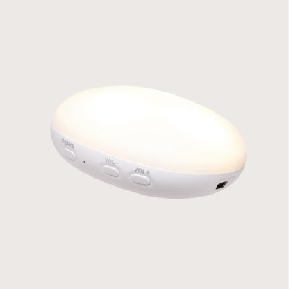 Moonie 2.0, Organic Humming Bear with Pink Noise and Lamp - Sand