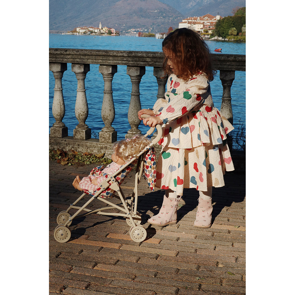 Konges Sløjd Doll Stroller, Coeur Bisous
