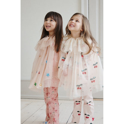 Konges Sløjd Glitter Fairy Costume, Ma Grande Cerise, Cape and Shoes - Shoe Size 23-30