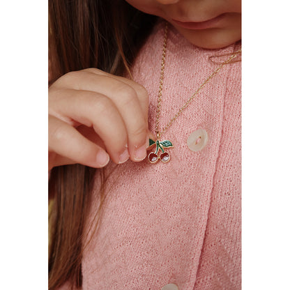 Konges Sløjd Jewelry Set, Necklace, Ring, and Bracelet - Cherry