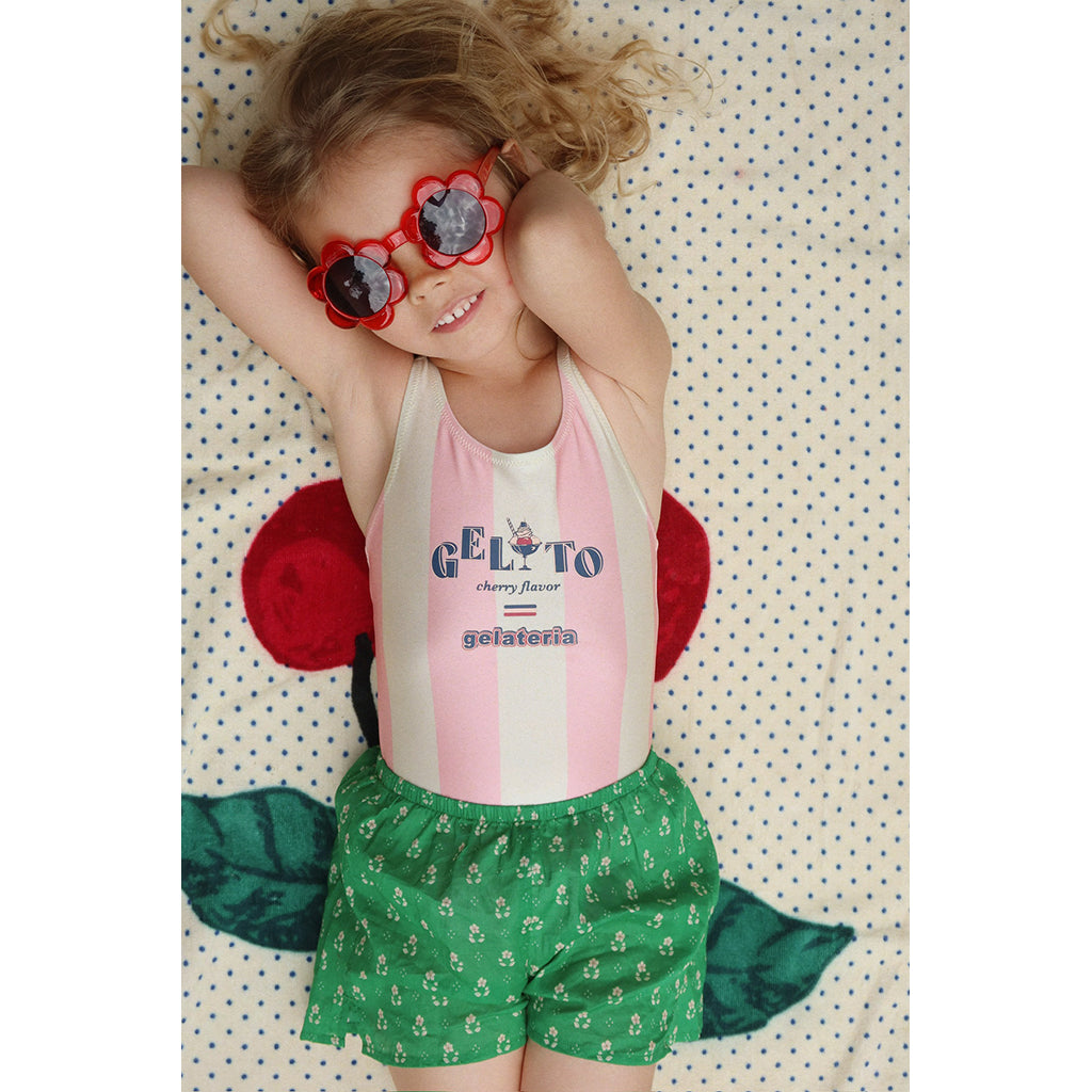 Konges Sløjd Junior Sunglasses, Flower - Red