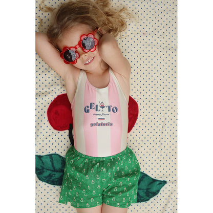 Konges Sløjd Junior Sunglasses, Flower - Red