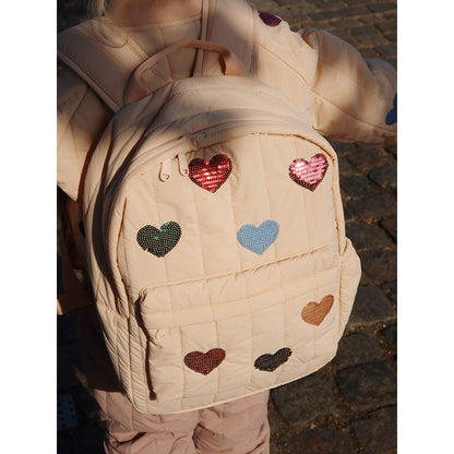 Konges Sløjd Juno Midi Backpack with Sequin Designs, Cameo Rose