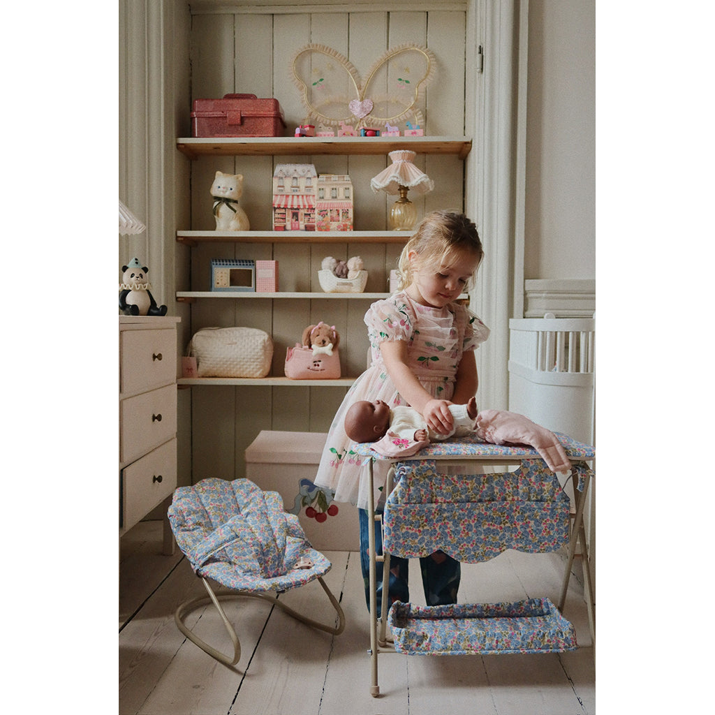 Konges Sløjd Doll Accessories, Changing Table - Fleur Rosier