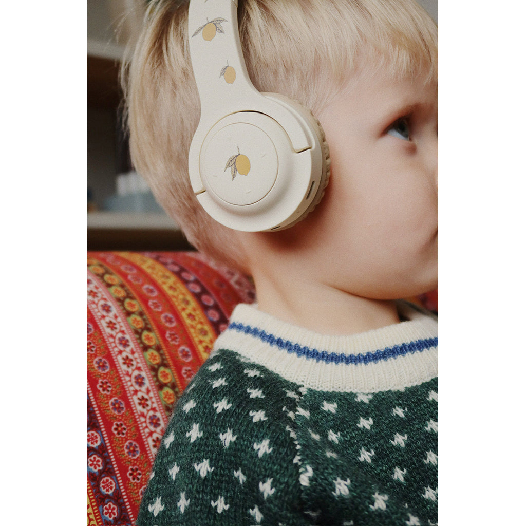 Konges Sløjd Wireless Bluetooth Headphones – Lemon