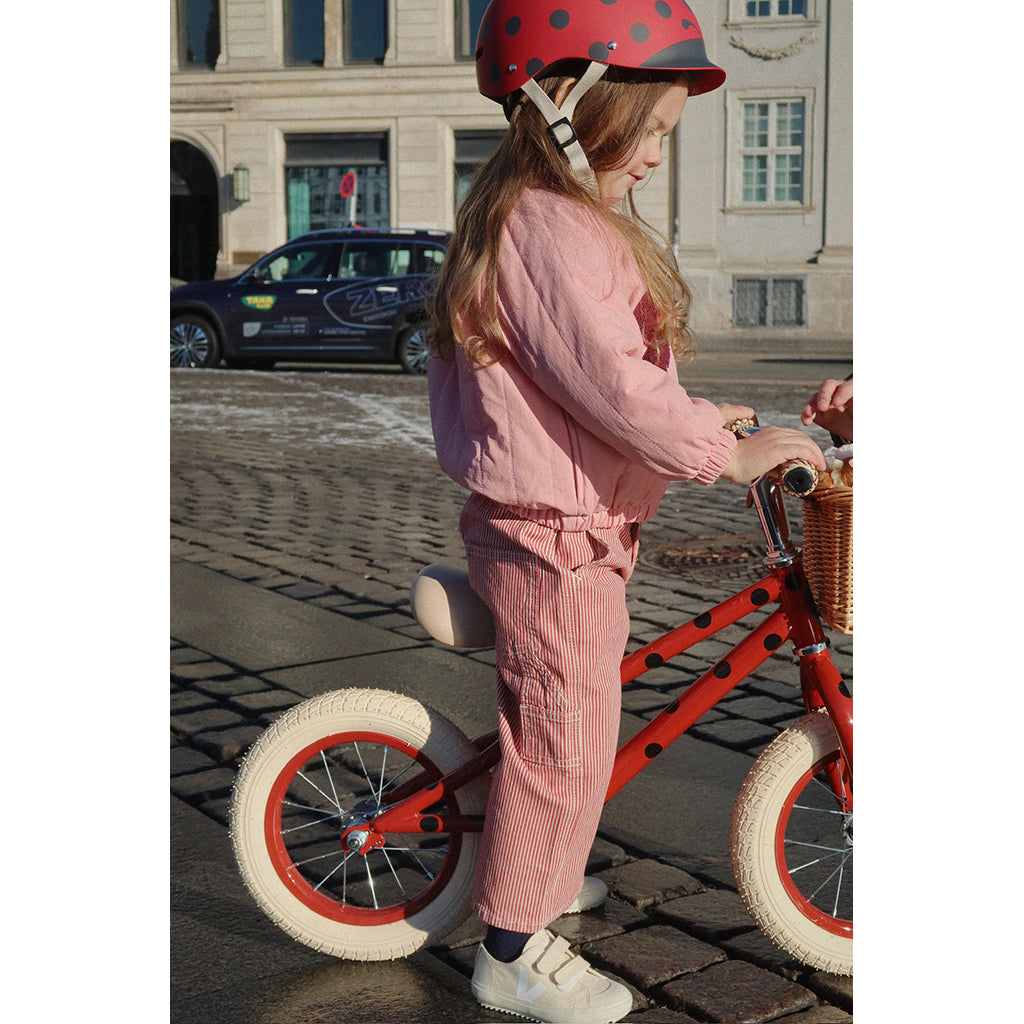 Konges Sløjd Bicycle Helmet, Ladybug - Sizes 2-4 or 4-8 Years