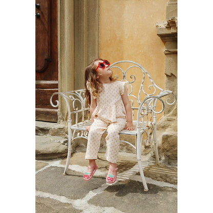 Konges Sløjd Junior Sunglasses, Flower - Red