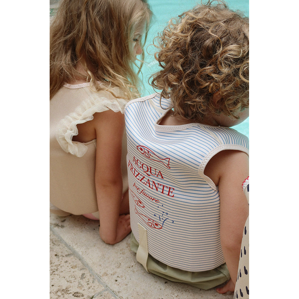 Konges Sløjd Ellis Swim Vest, Stripe Blue