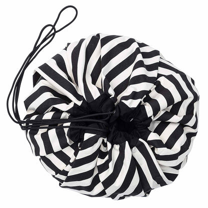 Play&amp;Go 2-in-1 Mat, Stripes Black