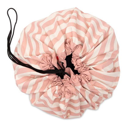 Play&amp;Go 2-in-1 Blanket, Stripes Pink