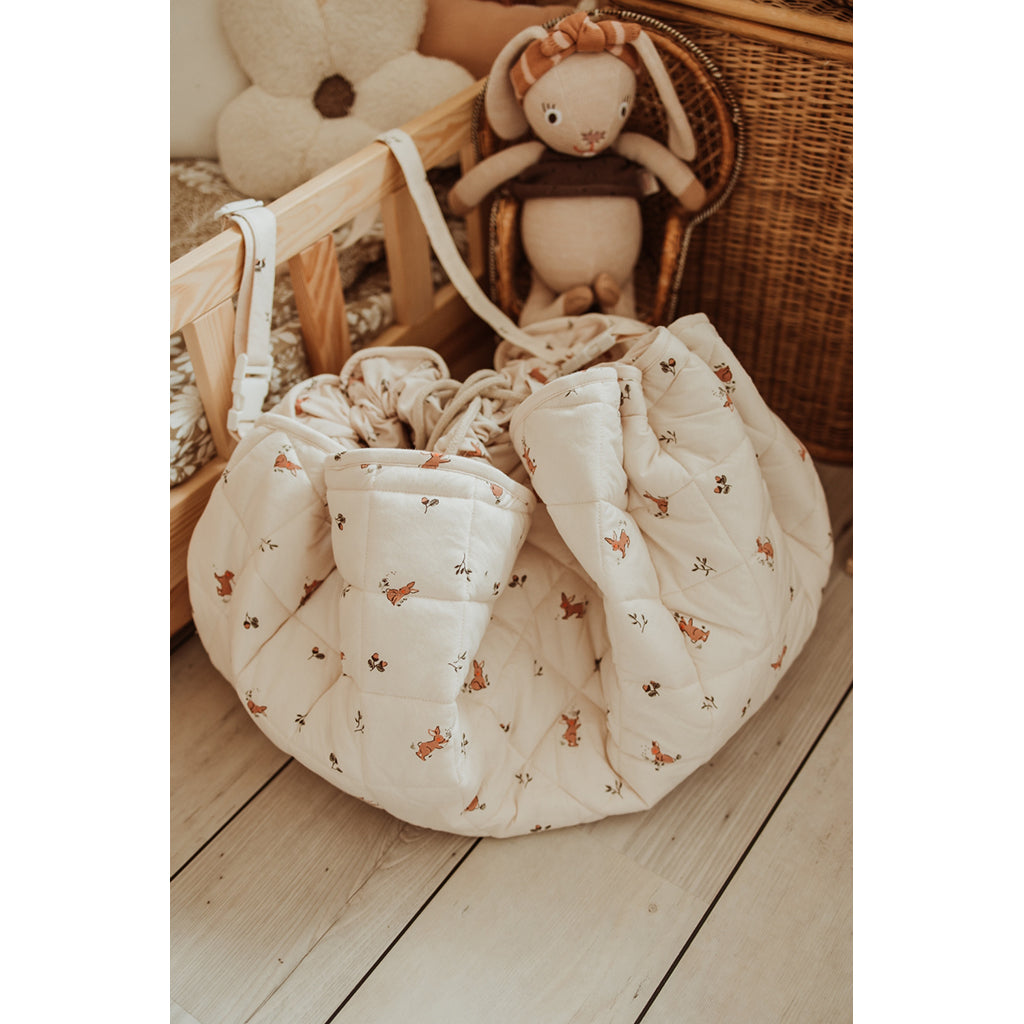 Play&amp;Go 2-in-1 Mat, Organic - Rabbit