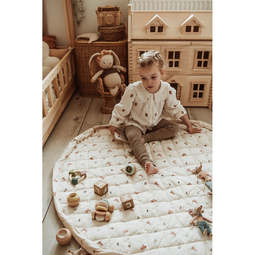 Play&amp;Go 2-in-1 Mat, Organic - Rabbit
