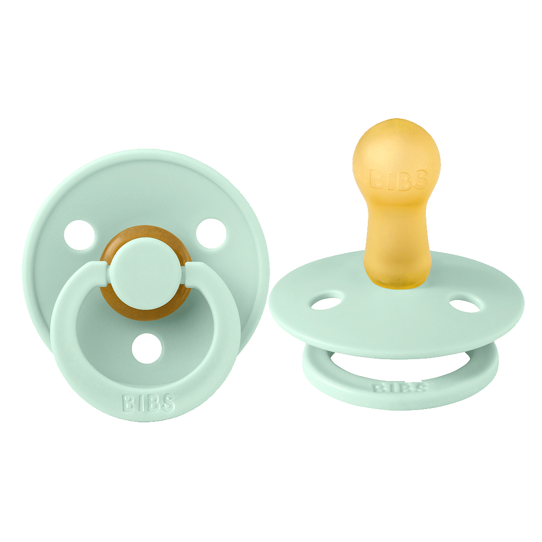 Bibs Natural Rubber Pacifier, Size 2 - Nordic Mint