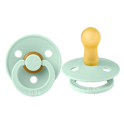 Bibs Natural Rubber Pacifier, Size 2 - Nordic Mint