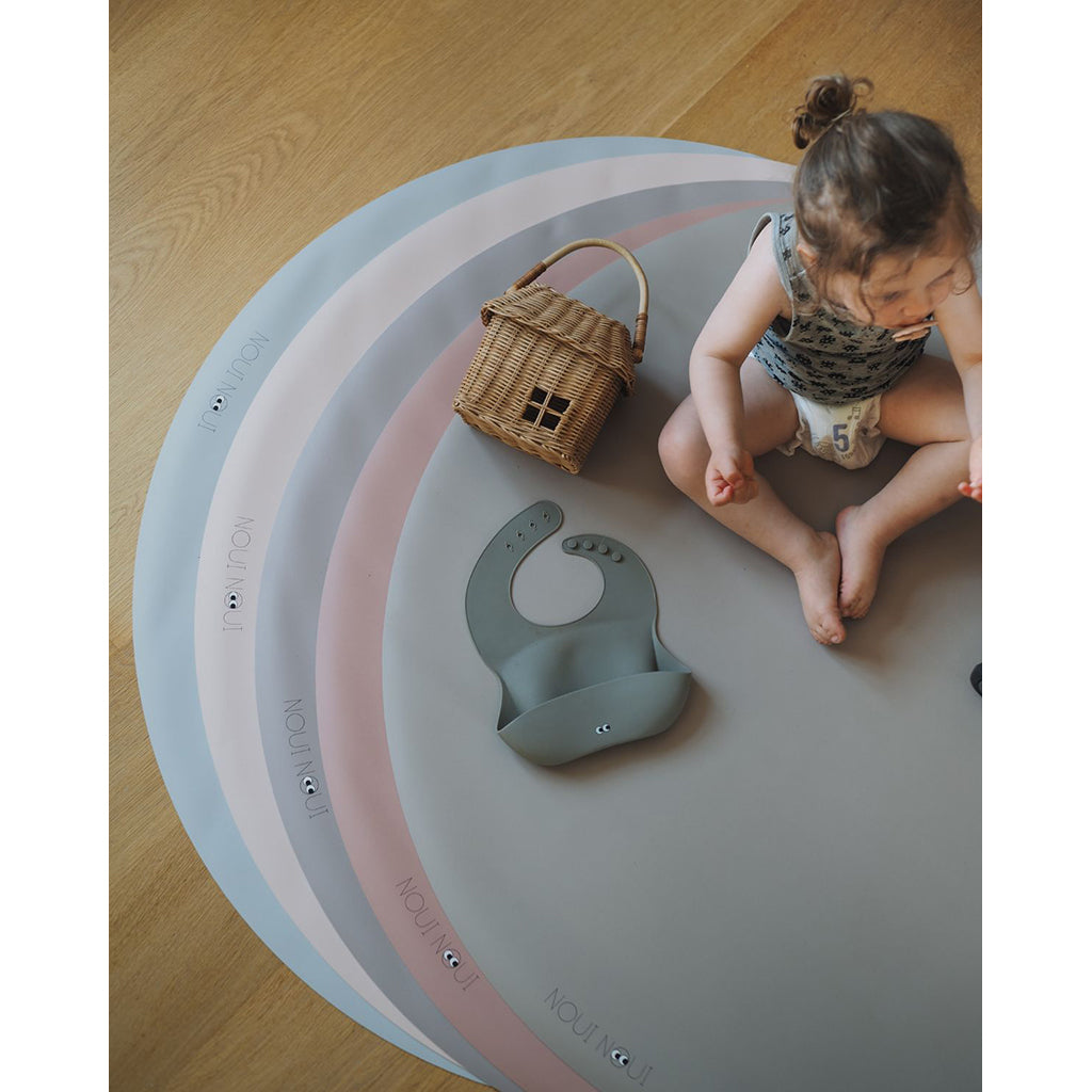 Noui Noui Round Floor Mat and Chair Protector - Cocoa