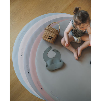 Noui Noui Round Floor Mat and Chair Protector - Cocoa
