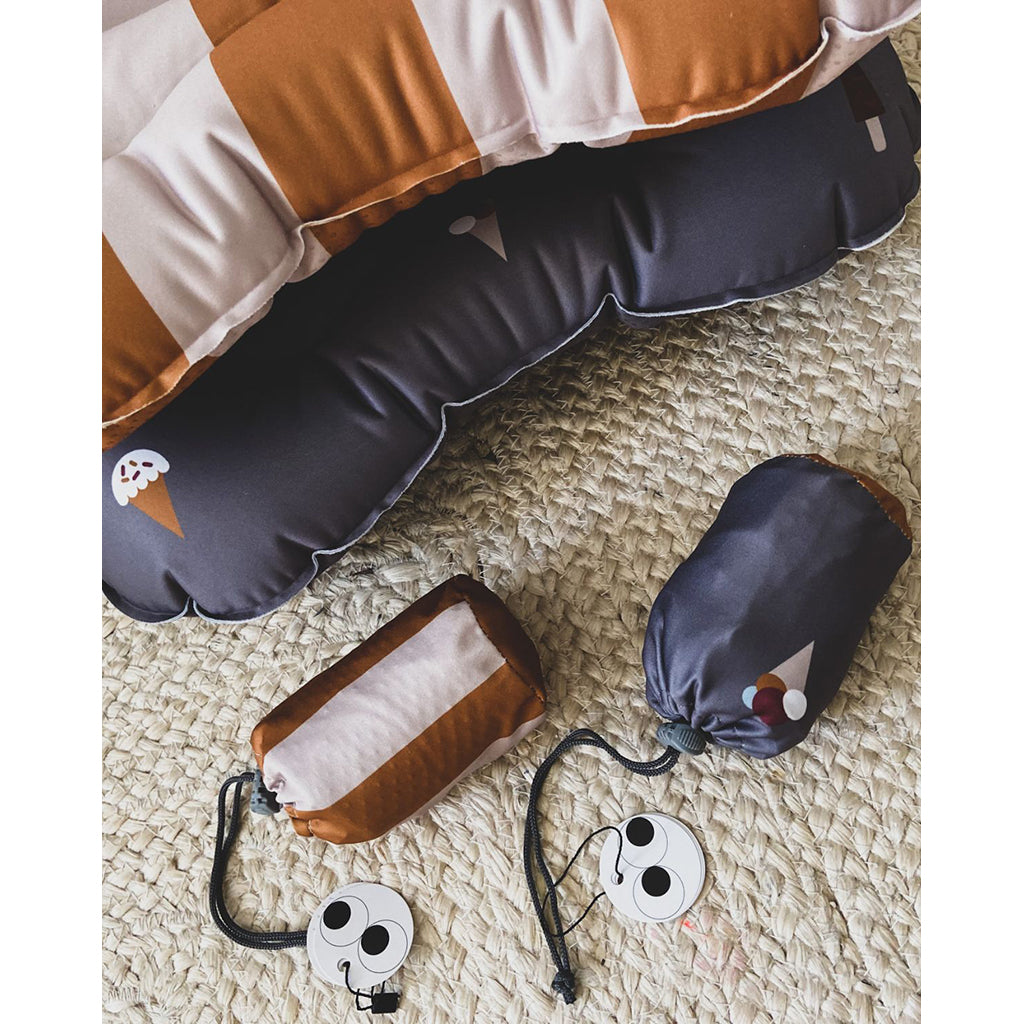 Noui Noui Have a Seat, Inflatable Seat Cushion for Children – Ice Cream Anthracite