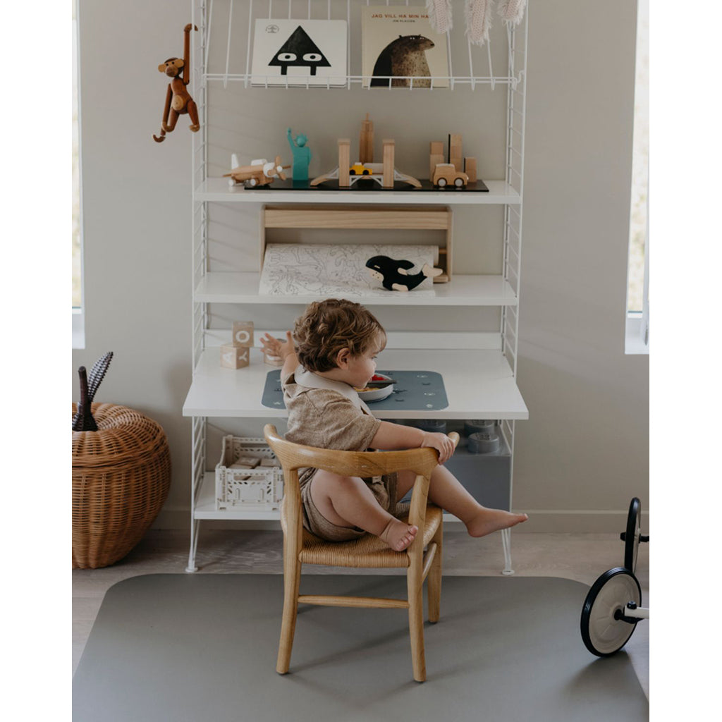 Noui Noui Floor Mat and Chair Protector - Olive Hazel Gray