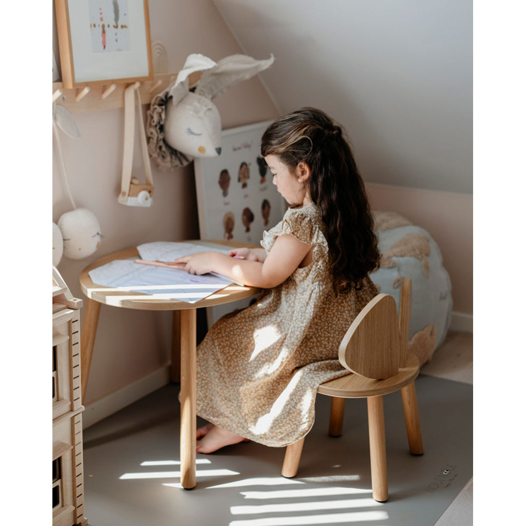 Noui Noui Floor Mat and Chair Protector - Olive Hazel Gray