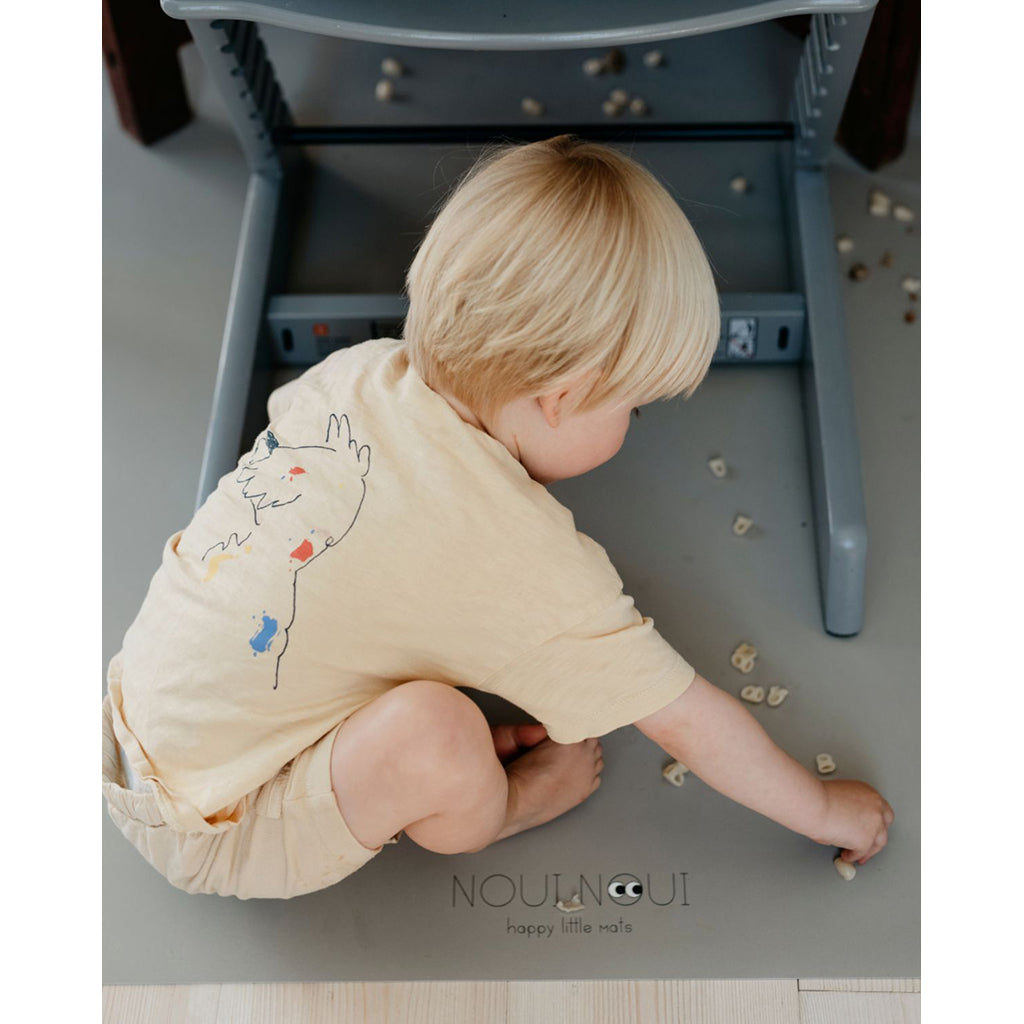 Noui Noui Floor Mat and Chair Protector - Olive Hazel Gray