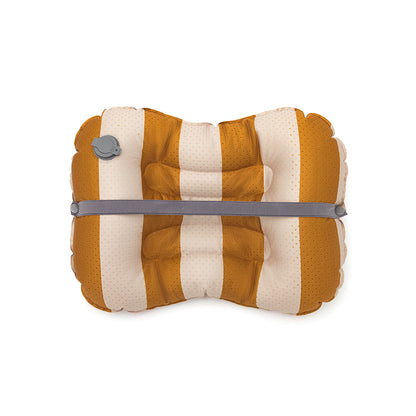 Noui Noui Have a Seat, Inflatable Seat Cushion for Kids - Stripes Nude/Mustard