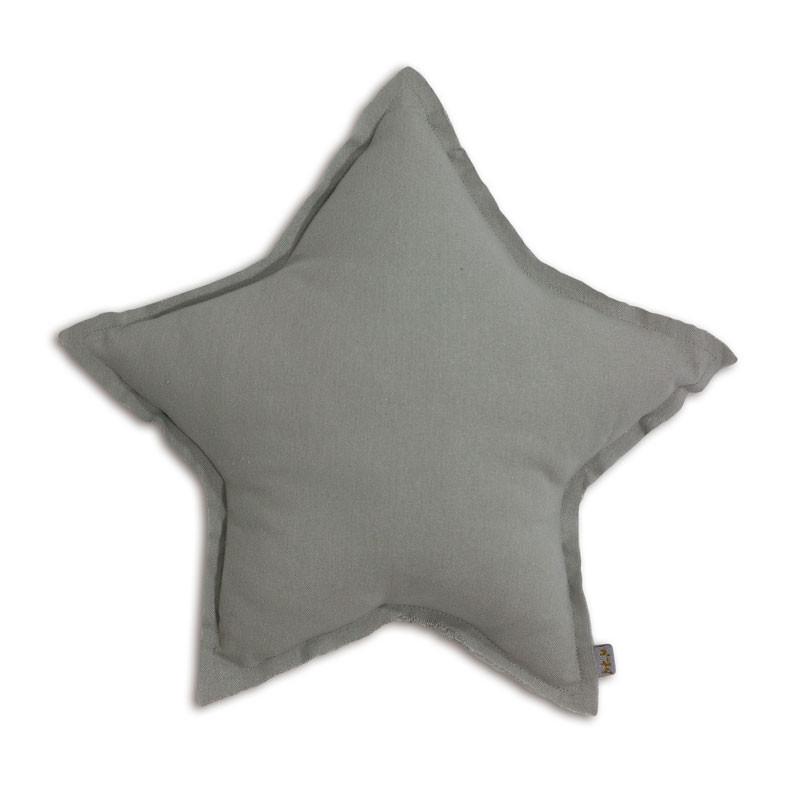 Numero 74 Star Pillow, Small - Silver Grey
