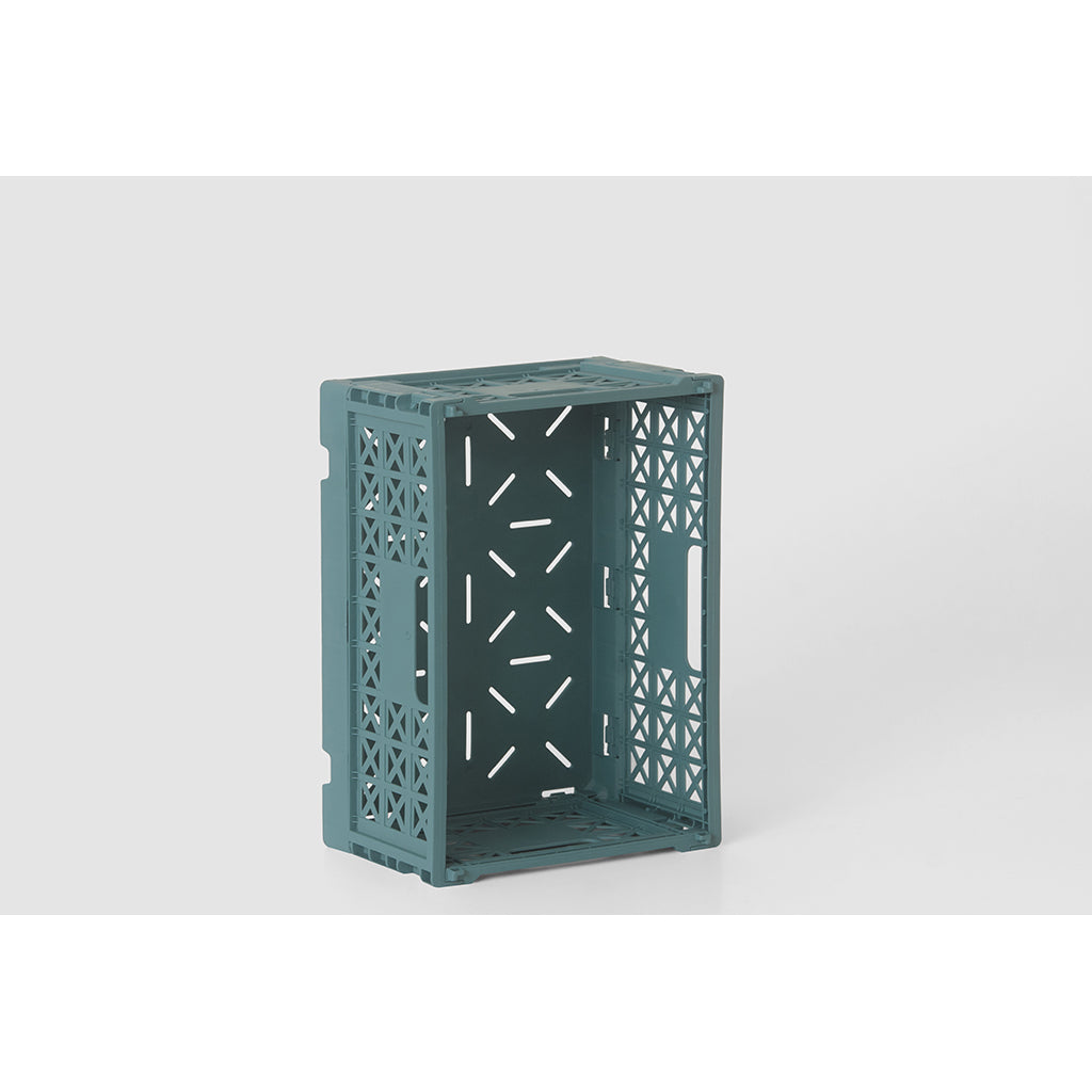 Gergerland Foldable Crate, Size 1 - Ocean Green