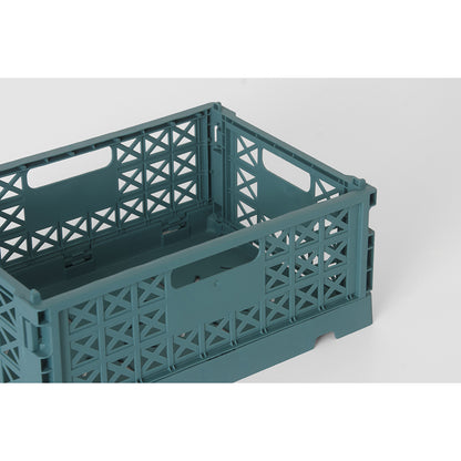 Gergerland Foldable Crate, Size 1 - Ocean Green