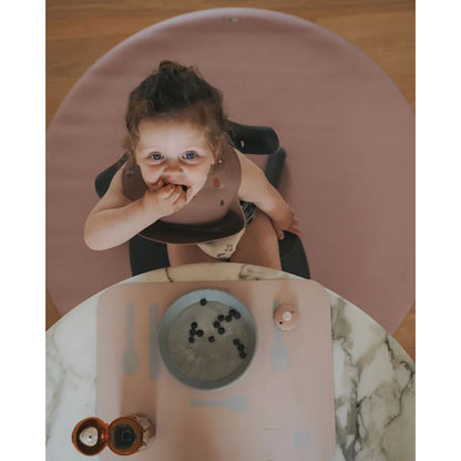 Noui Noui Round Play Mat and Chair Protector - Old Rose
