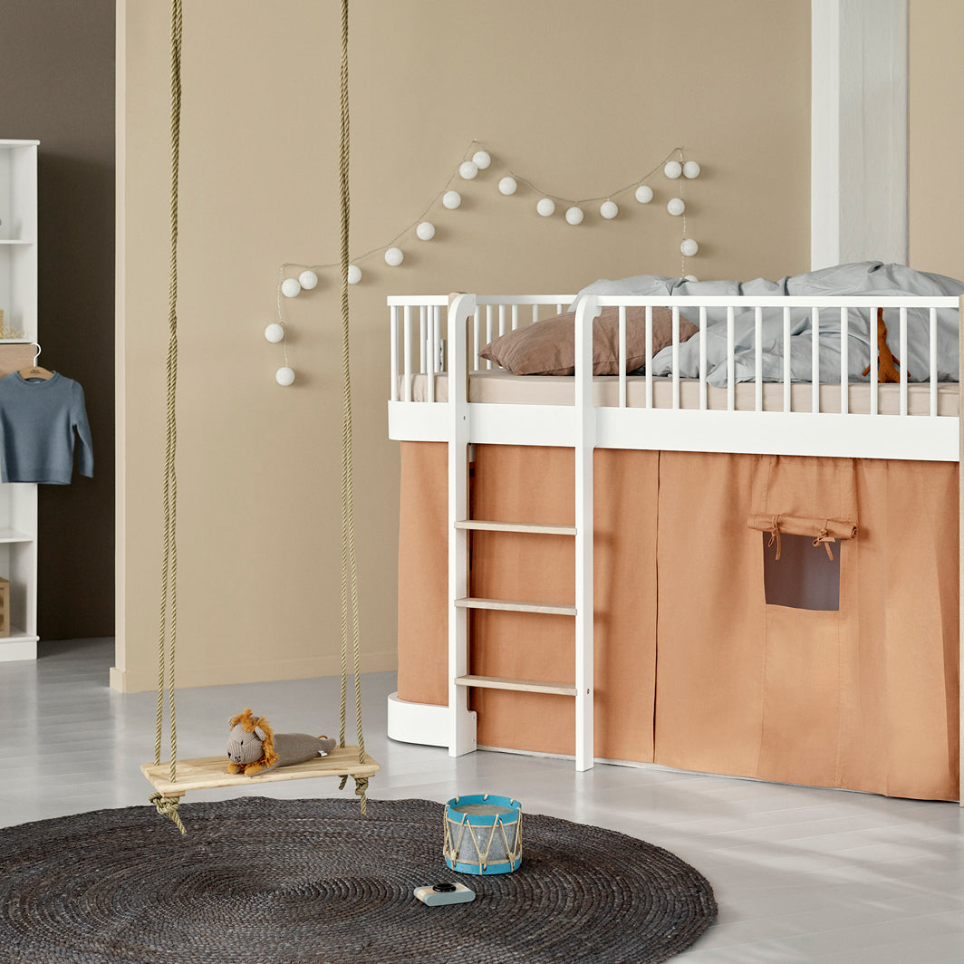 Oliver Furniture Wood Curtain for Original Bunk Bed and Loft Bed, Caramel (128 cm)