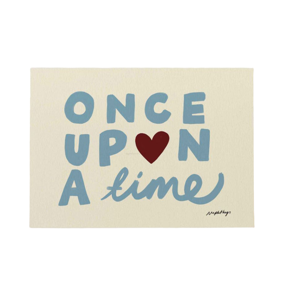 Nephthys Illustrated plakat, Once upon a Time - A4 format