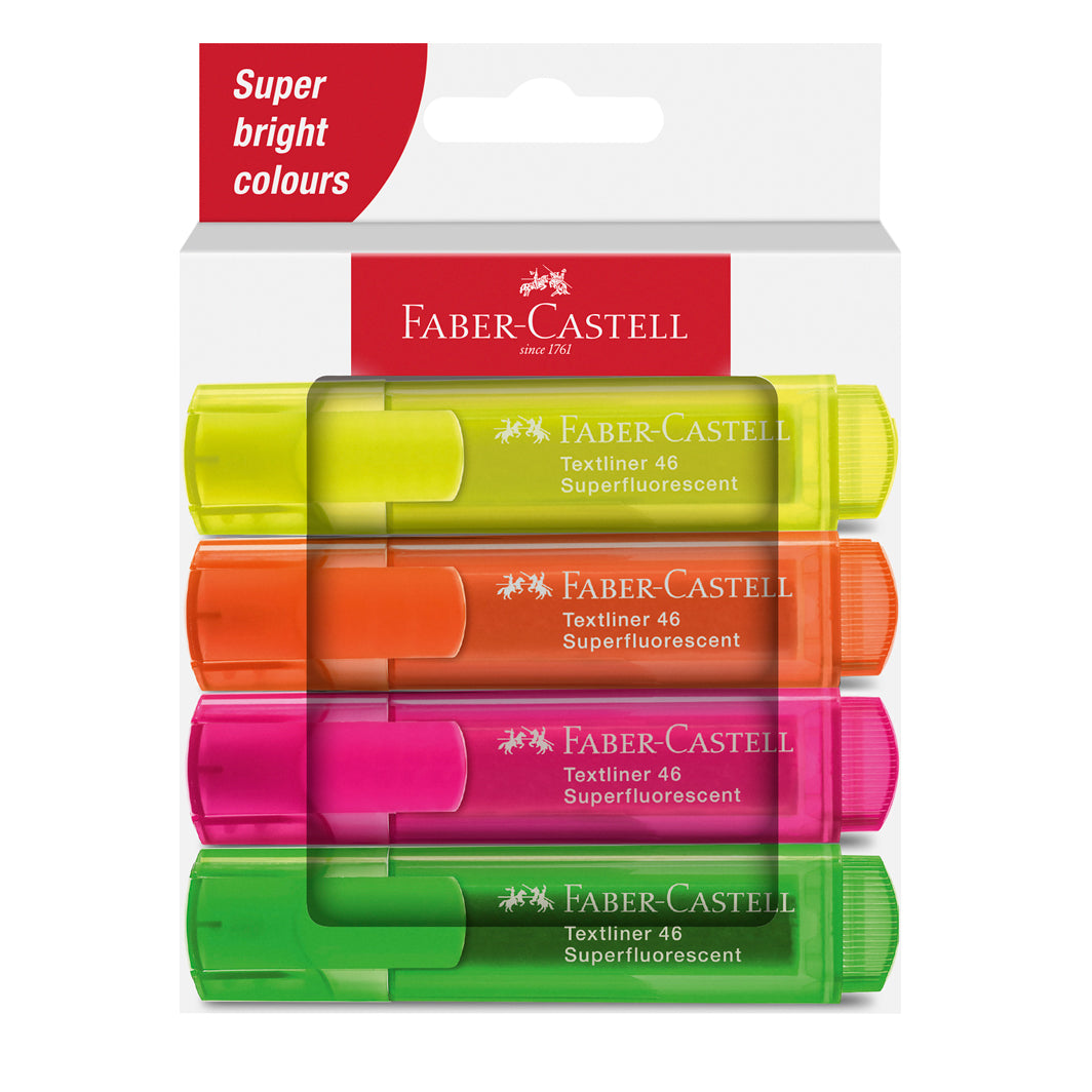 Faber-Castell Set of 4 Highlighters