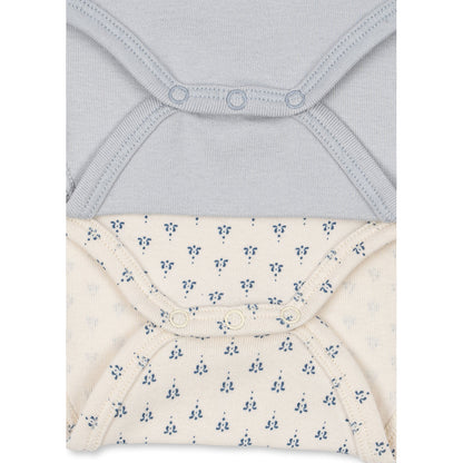 Fanga Fontana Bello Bodystocking with Long Sleeves, 2-Pack, Blue Mix – Size 1–12 months