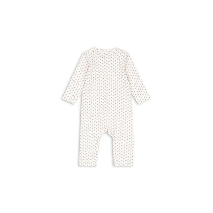 Fanga Fontana Bello bodystocking with long sleeves, Punto blue – size 1–6 months