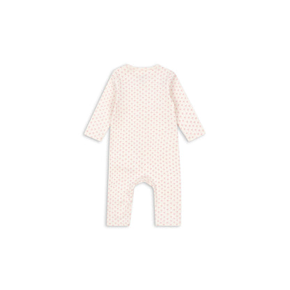 Fanga Fontana Bello bodystocking with long sleeves, Punto rosa – size 1–6 months