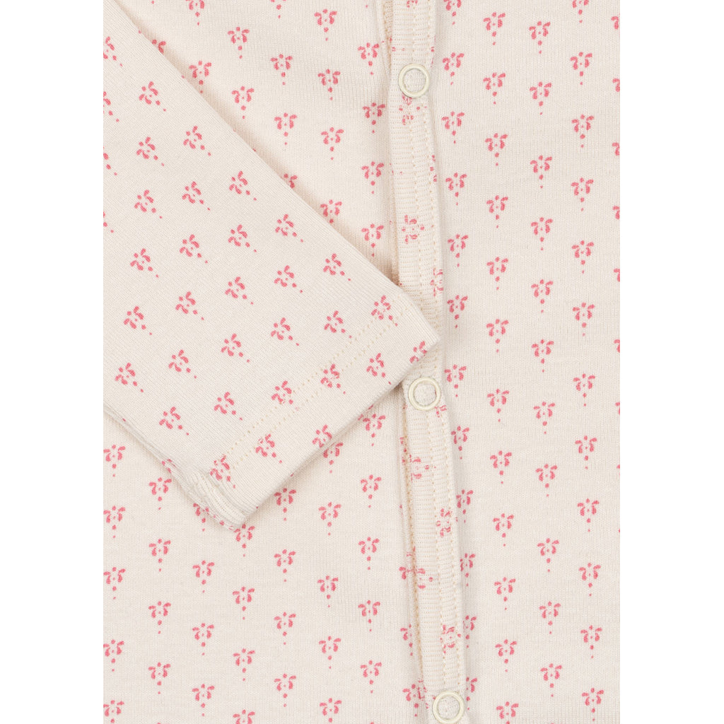 Fanga Fontana Bello bodystocking with long sleeves, Punto rosa – size 1–6 months