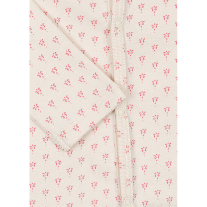 Fanga Fontana Bello bodystocking with long sleeves, Punto rosa – size 1–6 months