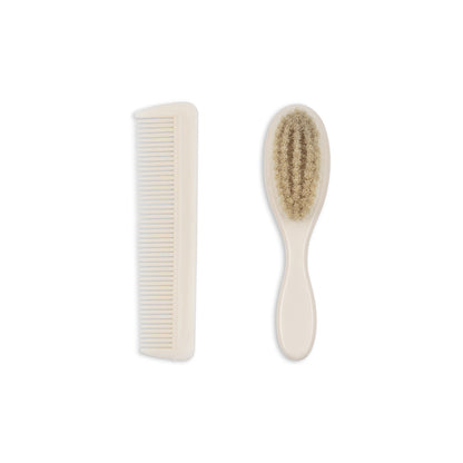 Fanga Fontana Baby Hairbrush Set, Beige