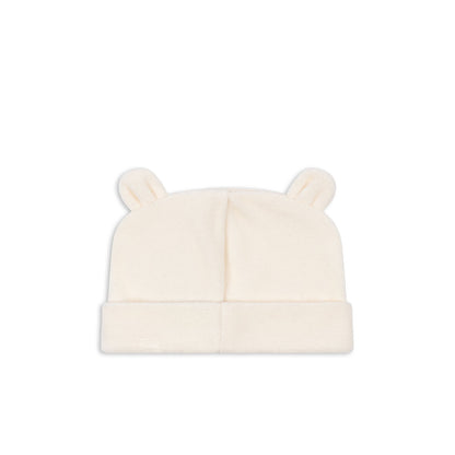Fanga Fontana Elu Beanie baby hat, GOTS certified, Antique White – Size 0–9 months
